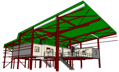 model of an Industrial Workshop